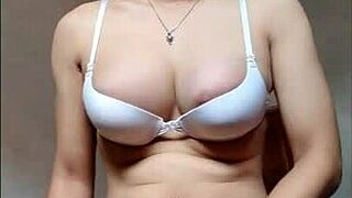 Sexy Shemale Enjoys Solo Masturbation With Cock