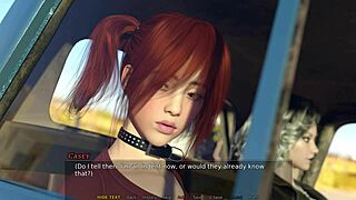 lets play caseys fall part 6b with unshaved redhead getting wild in outdoor public hairy fetish