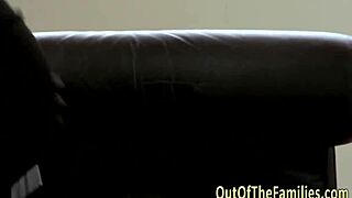 stepsister deep throating and riding