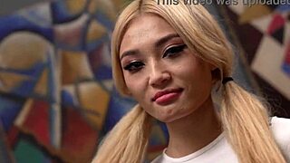 hey skinny asian, you ready for monster cock to crush your ass with gape and cum in mouth?