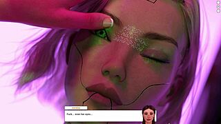 Let's play Midnight Ride Galactic Detour DLC ending 2 with robot love