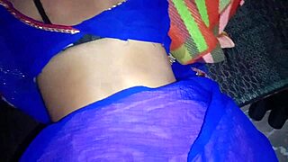 Stepmother seduces her stepson with Hindi voice. He bends her over for doggystyle fucking and creampie cum in mouth.