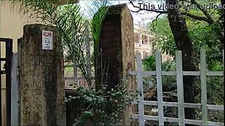 Exclamatory-Provocative casada gostosa starts with blowjob for fazenda porteiro then screams during rough outdoor creampie sex in her tight wet pussy!