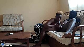 Big Cock Slides Into Hairy Pussy During Horny Webcam Show By Morty Black Production!