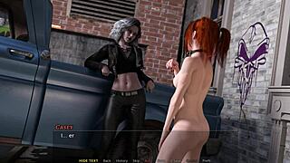 lets play caseys fall part 6b with unshaved redhead getting wild in outdoor public hairy fetish