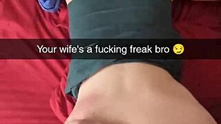 This real snapchat compilation shows cheating wife richelle rose begging for multiple creampies from guys.