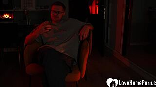 Our Romantic Evening Ends with Hard Pussy Pounding and Cum from Big Cock!