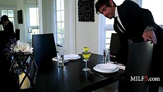 Super spies Vanessa Sky and Lucky Fate sneak in a curvy Latina milf moment during their mission. They share spying glances and cute fat ass views.