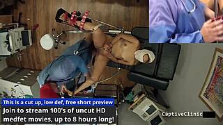 Shocking Way To Treat Potheads Leaves Maria Feeling Humiliated In Latex Gloves Handcuffs With Screaming Orgasm Backstage