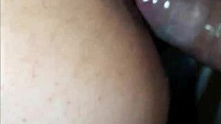 Comedor Destroys Horny Wife's Pussy While Cuckold Husband Watches First Time Action