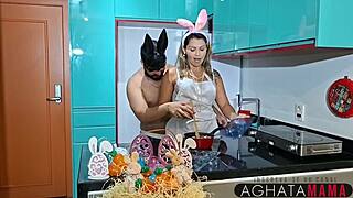 Brazilian Milf Coelha Da Páscoa Devours Cenoura And Ovos In Mature Riding Action