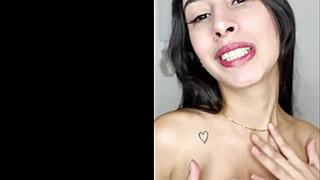 the amateur latina slut attended her first casting interview and got a real creampie