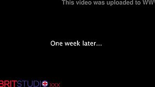 Two Hot Posh Lesbians Feel Intense Passion Using Strap-On Dildo In Lingerie Encounter