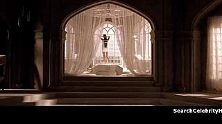 Isn't that Angelina Jolie as Lara Croft getting intimate in Tomb Raider?