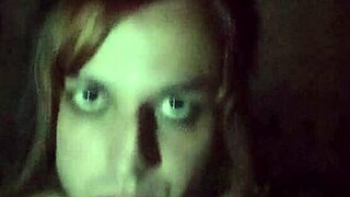 Hey check out Alice the redhead shemale craving that monster big black cock in her ass.