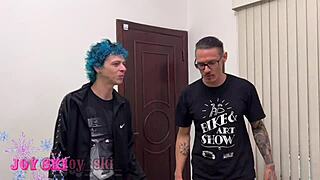 So this cuckold guy invited his friend over to bang his wife raw without condom while watching