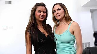 lesbian multi orgasm with wet pussy licking and girls kissing in rough quickie