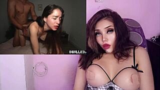 i'm an inexperienced young latina with tight pussy getting fucked hard without mercy until creampie