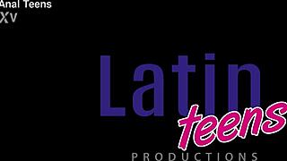 three monster cocks stuffing greedy little 18+ girl simultaneously