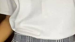 small petite 18+ schoolgirl reveals her nude body in a softcore solo dance. she worships her pretty form through gentle masturbation.