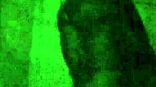 Hey check out Alice the redhead shemale craving that monster big black cock in her ass.