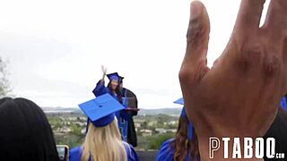 Oh Wow! Alona Joins Stepdad Scotty And Lily In Wild Threesome At Grad Party