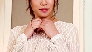 Hey, check out this Japanese top model in her casting interview