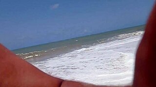 Watch Alpha Male Creampie Blonde Wife In Public Beach Action!