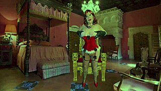 hey granny carmen claus, you're sucking that head elf cock with double entendres