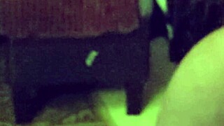 Flashing My Friend While He Watches TV!