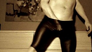 Ever Tried a Provocative Chain Strip with Amateur Latex Dildo Handjob and Anal Action?