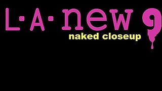 Young radiant petite blonde teen shows her sexy body during photoshoot on sofa in POV solo casting interview