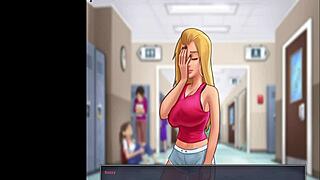 hey, you won't believe how roxxie gets clapped by mia in that super fuck session. it's all about big tits milf action in the lock room!