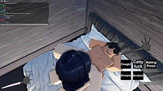 Slutty Roblox Girl Feels Intense Pleasure During Hard Fucking Session