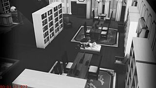 Oh honey, I didn't mean to fuck that stranger at the library, the cheating bookworm wife confesses on security cam