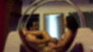 i let my stepsister's husband fuck my hairy teen pussy until creampie in intense anal session