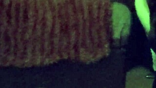 Flashing My Friend While He Watches TV!