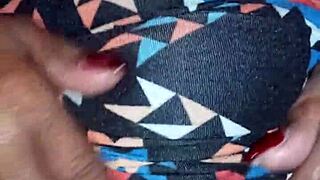 My pussy gets so wet that i have to change panties as fat ebony granny with big tits and ass