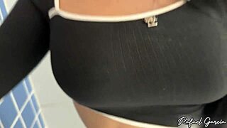 Intriguing tattooed teen prostitute gets facial in outdoor doggystyle from Brazilian babe