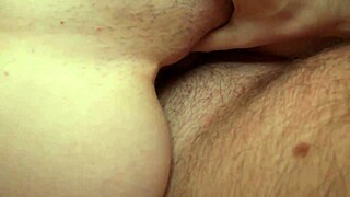 18 y.o. neighbor girl with small tits craved a big dick in her tight pussy during homemade session. She rode cowgirl style until orgasm hit.