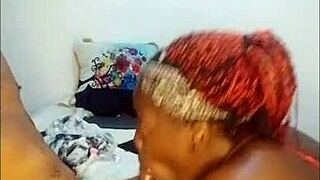 Hey big cock, what if one hot ebony slut sucks you sloppily until swallowing cum as your unlocked slave?