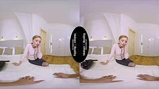 Hotel Room Fuck Session with Skinny Mature in Stockings and Heels