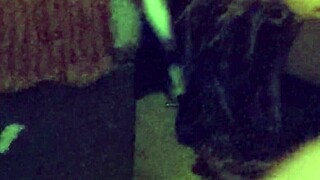 Flashing My Friend While He Watches TV!