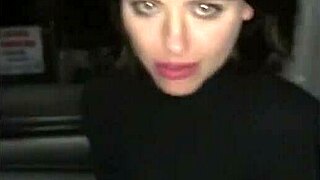 Adriana Chechik and Kissa Sins share intense feelings during outdoor oral sex in car.