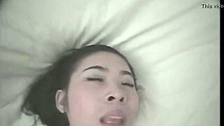 I let my husband fuck my Asian friend Minh with big tits pov cumshot action