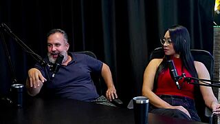 See Through Teen 18+ in Group with Fat Old Black BBW Cuckold Swingers Named Ted Official on Sheer Red