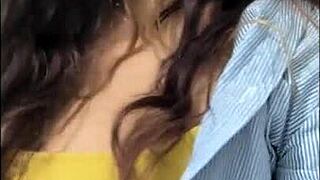 Horny Latina Student Waits for Boyfriend to Fuck Her Tonight