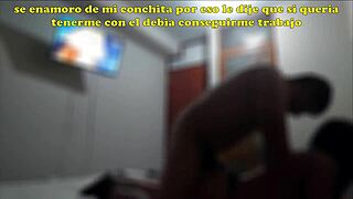 me dejo COGER con jefe maduro gordito de la municipalidad. ALL for a better job as submissive wife whore in group.