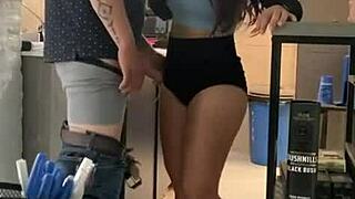 Reality kings petite 18+ masseuse marica hase oils up client, rides his hard dick cowgirl style until cum in mouth satisfaction.