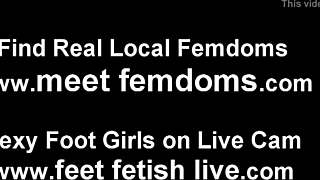 Oh, I'm So Thrilled for This Sexy Girl-on-Girl Foot Worship Session Filled with Fetish and Femdom Vibes!